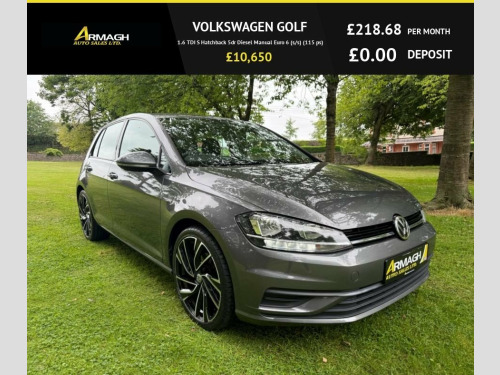 Volkswagen Golf  1.6 TDI S Hatchback 5dr Diesel Manual Euro 6 (s/s)