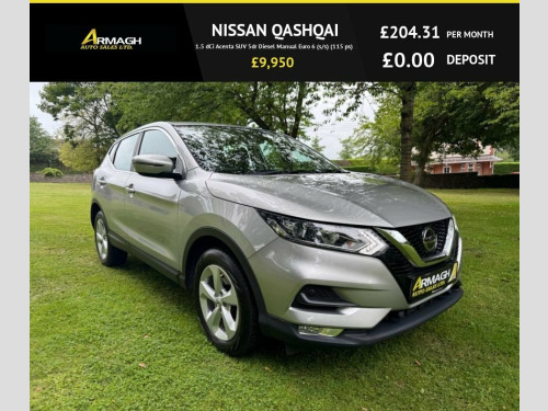 Nissan Qashqai  1.5 dCi Acenta SUV 5dr Diesel Manual Euro 6 (s/s) 