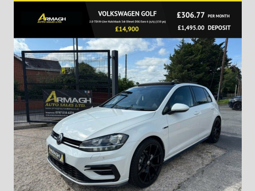 Volkswagen Golf  2.0 TDI R-Line Hatchback 5dr Diesel DSG Euro 6 (s/