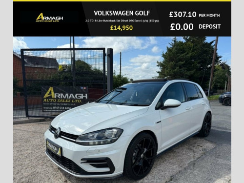 Volkswagen Golf  2.0 TDI R-Line Hatchback 5dr Diesel DSG Euro 6 (s/