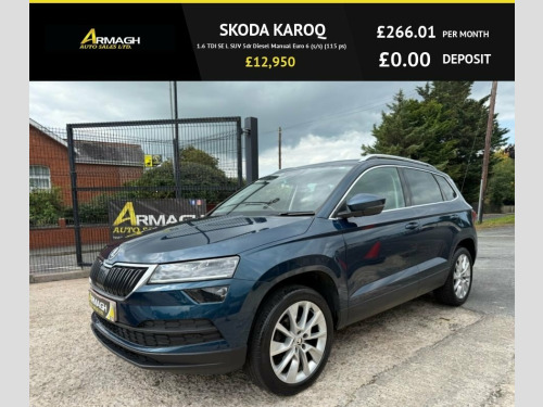 Skoda Karoq  1.6 TDI SE L SUV 5dr Diesel Manual Euro 6 (s/s) (1