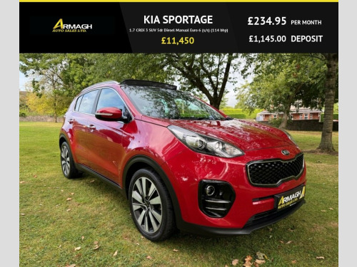Kia Sportage  1.7 CRDi 3 SUV 5dr Diesel Manual Euro 6 (s/s) (114