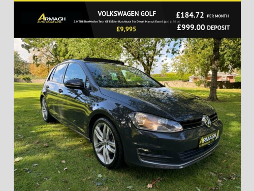Volkswagen Golf  2.0 TDI BlueMotion Tech GT Edition Hatchback 5dr D