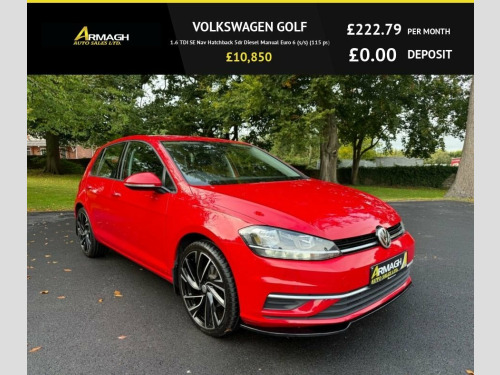 Volkswagen Golf  1.6 TDI SE Nav Hatchback 5dr Diesel Manual Euro 6 
