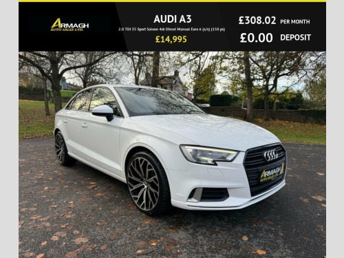 Audi A3  2.0 TDI 35 Sport Saloon 4dr Diesel Manual Euro 6 (