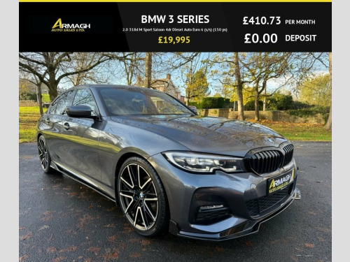 BMW 3 Series  2.0 318d M Sport Saloon 4dr Diesel Auto Euro 6 (s/ 