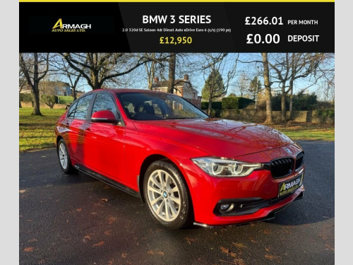 BMW 3 Series  2.0 320d SE Saloon 4dr Diesel Auto xDrive Euro 6 (