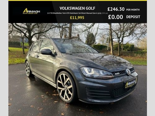 Volkswagen Golf  2.0 TDI BlueMotion Tech GTD Hatchback 5dr Diesel M 
