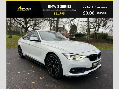 BMW 3 Series  2.0 318d SE Saloon 4dr Diesel Auto Euro 6 (s/s) (1