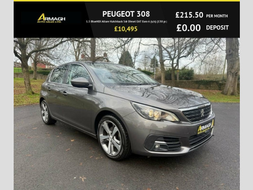 Peugeot 308  1.5 BlueHDi Allure Hatchback 5dr Diesel EAT Euro 6 