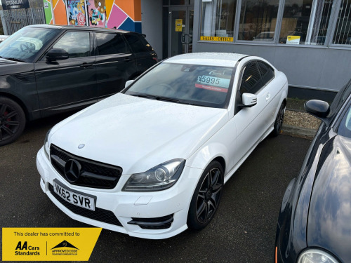 Mercedes-Benz C-Class C250 2.1 C250 CDI BlueEfficiency AMG Sport Plus Coupe 2dr Diesel G-Tronic+ Euro  