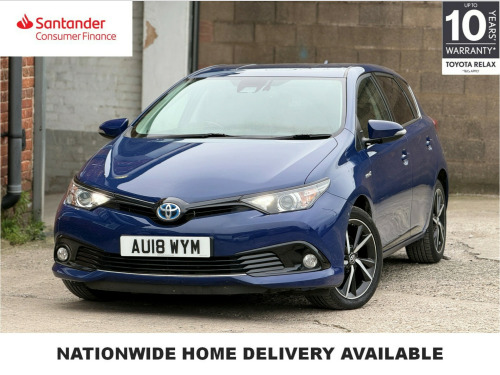 Toyota Auris  1.8 VVT-h Design Hatchback 5dr Petrol Hybrid CVT Euro 6 (s/s) (136 ps) 