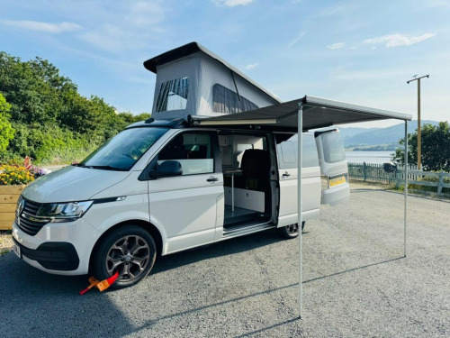 Volkswagen Transporter  T6.1 T28 SWB EURO 6 110 BHP 4 BERTH CAMPERVAN  AWN