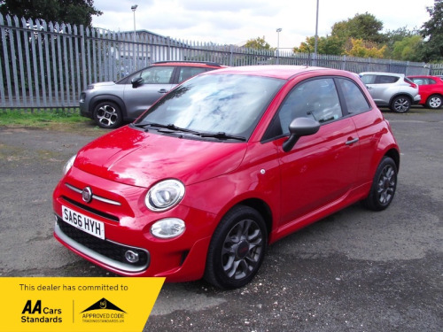 Fiat 500  RESERVE FOR £99...S....FULL SERVICE HISTORY....HALF LEATHER