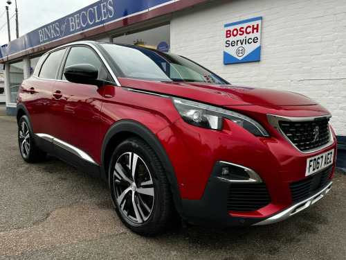 Peugeot 3008 Crossover  1.6 THP GT Line EAT Euro 6 (s/s) 5dr