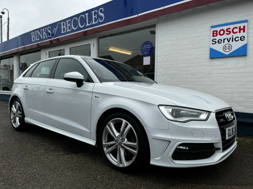 Audi A3  1.4 TFSI S line Sportback S Tronic Euro 6 (s/s) 5dr (Nav)