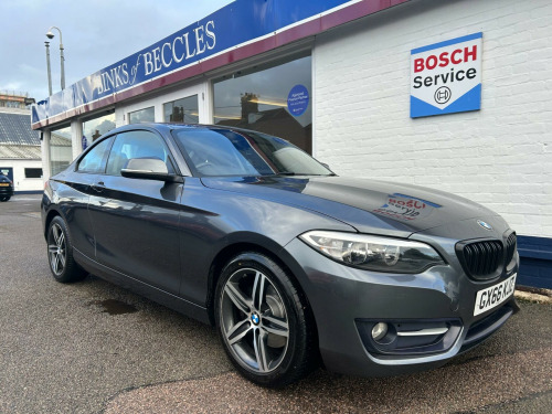 BMW 2 Series  2.0 220d Sport Euro 6 (s/s) 2dr