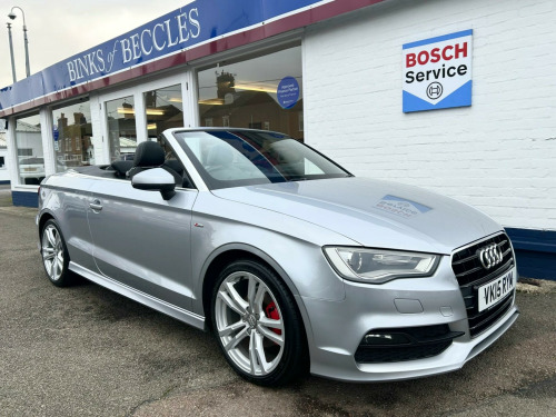 Audi A3 Cabriolet  1.4 TFSI CoD S line S Tronic Euro 6 (s/s) 2dr 