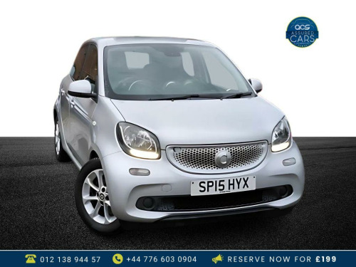 Smart forfour  1.0 PASSION 5d 71 BHP £0 Tax_Low Miles_Long MOT_1.0L_Ulez