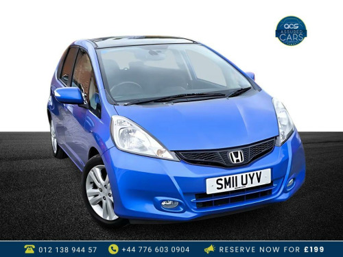 Honda Jazz  1.3 I-VTEC EX 5d 98 BHP Low Miles_Long MOT_Ser.History_1.3L