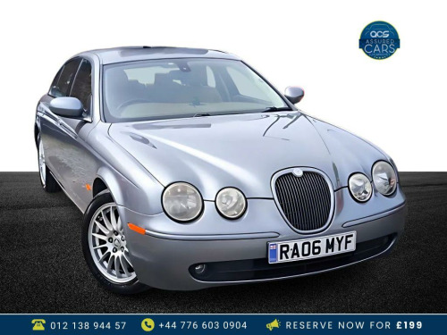 Jaguar S-TYPE  2.7 V6 SE 4d 206 BHP Auto_Sat Nav_Long MOT_Full Leathers