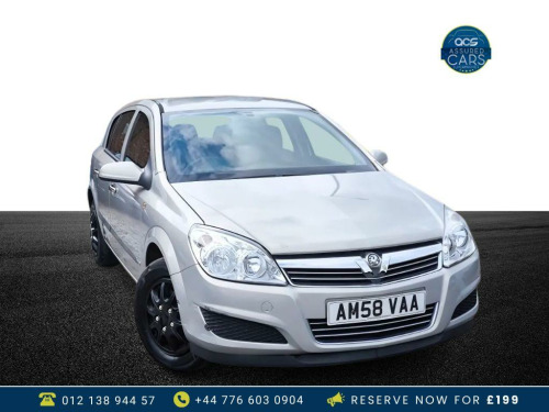 Vauxhall Astra  1.8 LIFE A/C 16V E4 5d 140 BHP Auto_Low Miles_Long MOT_1.8L_Petrol