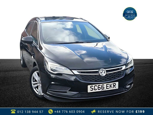 Vauxhall Astra  1.6 DESIGN CDTI ECOFLEX S/S 5d 108 BHP £0 Tax_Estate_Ulez Free_1.6L_Diesel