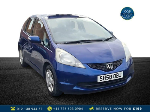 Honda Jazz  1.3 I-VTEC ES 5d 98 BHP Low Insurance_Long MOT_1.4L_Petrol