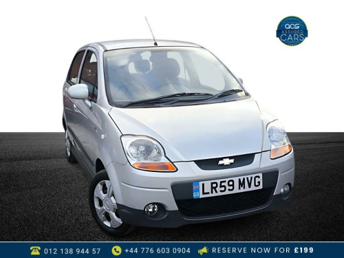 Chevrolet Matiz  0.8 SE Hatchback 5dr Petrol Automatic (132 g/km, 51 bhp) Auto_Low Miles_Lon