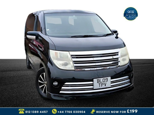 Nissan Elgrand  0l 8 Seats_Auto_Leathers_Long MOT_Ulez