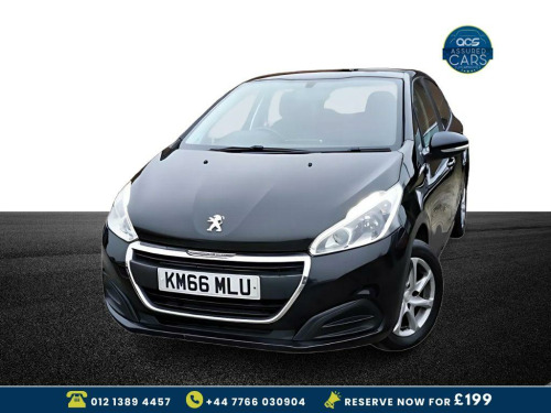 Peugeot 208  1.6 BlueHDi Active Hatchback 5dr Diesel Manual Euro 6 (75 ps) £0 Tax_Low Mi