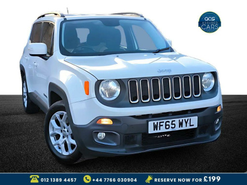 Jeep Renegade  1.6 E-TorQ Longitude SUV 5dr Petrol Manual Euro 6 (s/s) (110 ps) Sat Nav_Lo