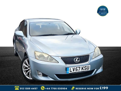 Lexus IS  2.5 250 SE Saloon 4dr Petrol Manual (231 g/km, 204 bhp) Low Miles_ Full Lea