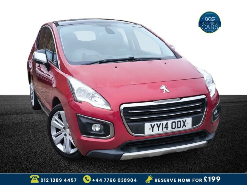 Peugeot 3008 Crossover  1.6 E-HDI ALLURE 5d 115 BHP £35 Tax_Auto_Long MOT_1.6L_E-Hdi