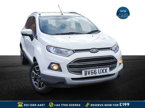 Ford EcoSport  1.5 TDCi Titanium SUV 5dr Diesel Manual 2WD Euro 6 (95 ps) £35 Tax_Low Mile