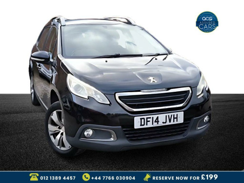 Peugeot 2008 Crossover  1.4 HDi Active SUV 5dr Diesel Manual Euro 5 (70 ps) £20 Tax_Low Miles_Long 