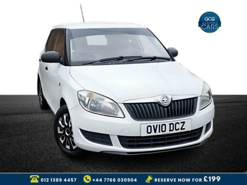 Skoda Fabia  1.2 S Hatchback 5dr Petrol Manual Euro 5 (60 ps) Low Miles_Low Insurance_1.