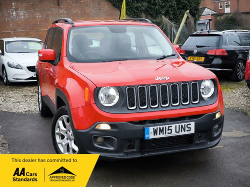 Jeep Renegade  1.6 MultiJetII Longitude SUV 5dr Diesel Manual Euro 5 (s/s) (120 ps) £35 Ta