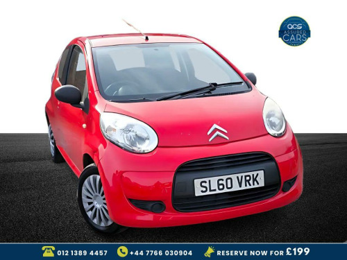 Citroen C1  1.0i VT Hatchback 3dr Petrol Manual Euro 5 (68 ps) £20 Tax_Low Miles_1.0L_P