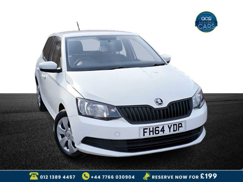 Skoda Fabia  1.0 S Hatchback 5dr Petrol Manual Euro 6 (s/s) (60 ps) £20 Tax_Low Miles_1.