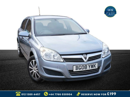 Vauxhall Astra  1.8i 16v Life Hatchback 5dr Petrol Automatic (187 g/km, 138 bhp) Auto_Low M