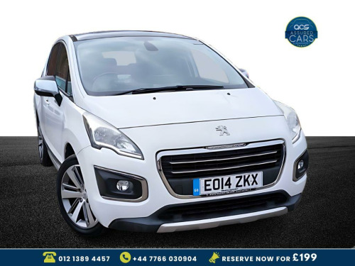 Peugeot 3008 Crossover  1.6 e-HDi Allure SUV 5dr Diesel EGC Euro 5 (s/s) (115 ps) Auto_£35 Tax_Sat 