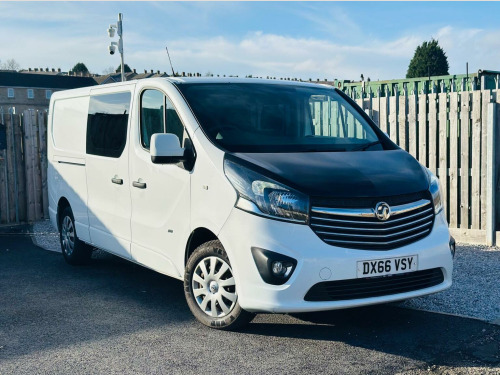 Vauxhall Vivaro  1.6 CDTi 2900 Sportive Crew Van L2 H1 Euro 5 5dr (6 Seat) 