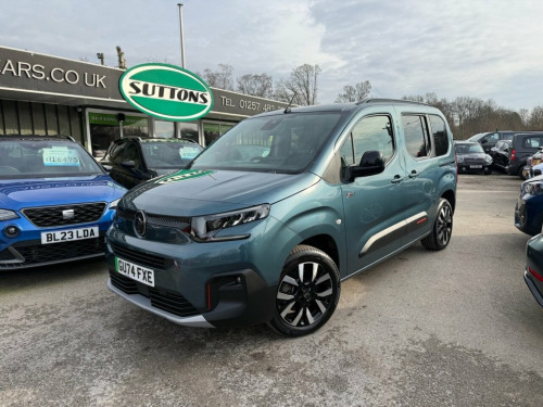 Citroen Berlingo  52kWh MAX M MPV 5dr Electric Auto (7.4kW Charger) 