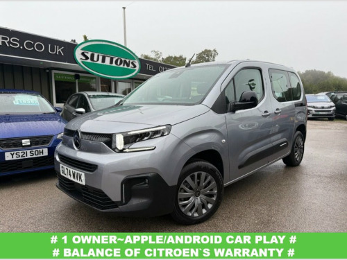 Citroen Berlingo  52kWh PLUS M MPV 5dr Electric Auto (7.4kW Charger)