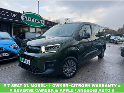 Citroen Berlingo  52kWh PLUS XL MPV 5dr Electric Auto (7.4kW Charger 