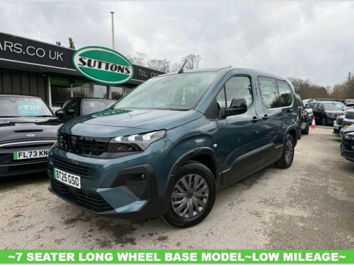 Peugeot Rifter  52kWh Allure Long MPV 5dr Electric Auto (7.4kW Cha 