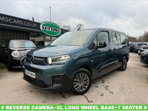 Citroen Berlingo  52kWh PLUS XL MPV 5dr Electric Auto (7.4kW Charger 