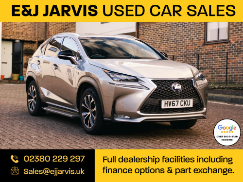 Lexus NX 300h  2.5 300h F Sport SUV 5dr Petrol Hybrid E-CVT 4WD Euro 6 (s/s) (197 ps)