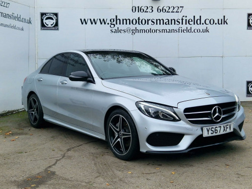 Mercedes-Benz C-Class  2.1 C220d AMG Line (Premium) G-Tronic+ Euro 6 (s/s) 4dr